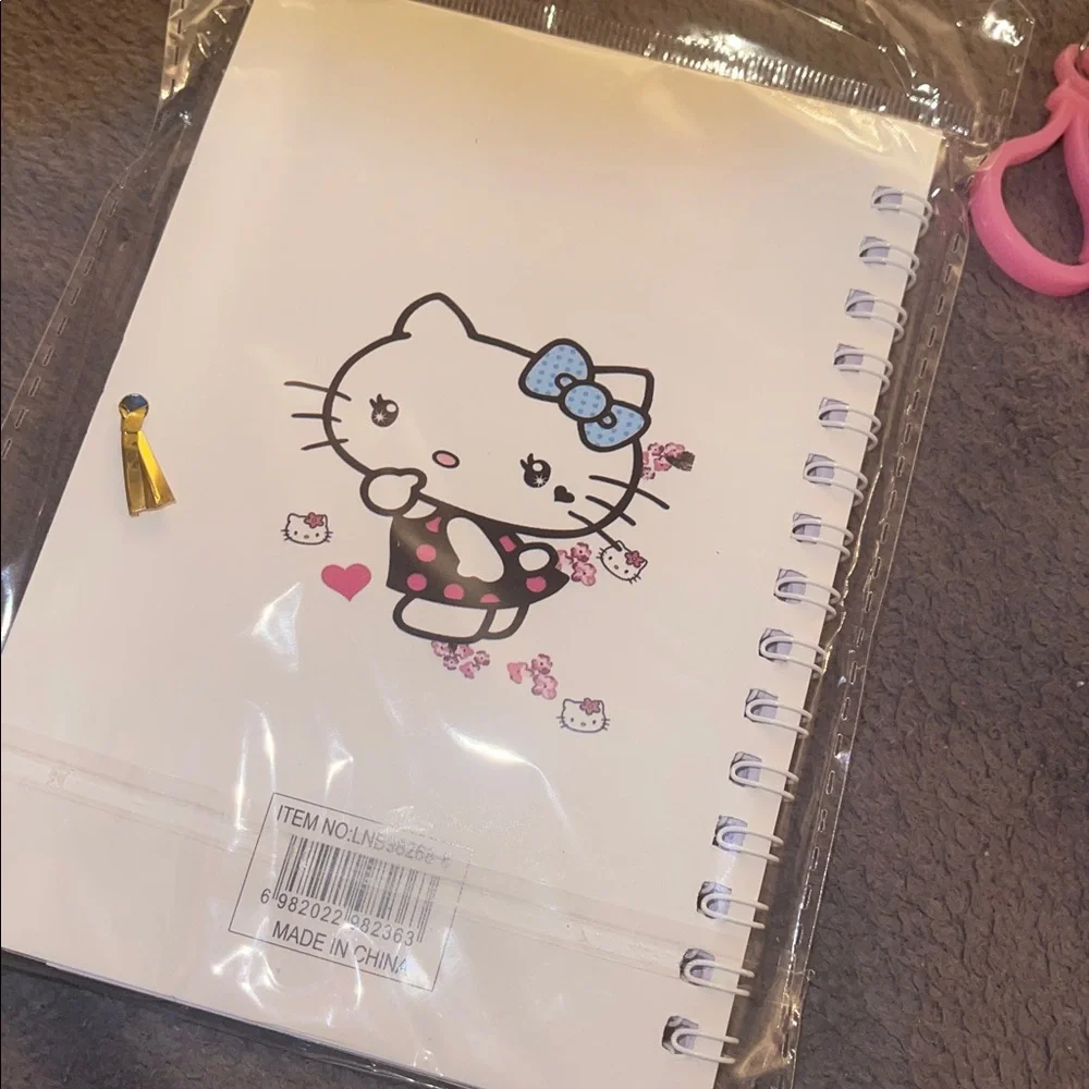 Hello Kitty Bundle Pink and Red Kids Socks & Stationery Set nwt